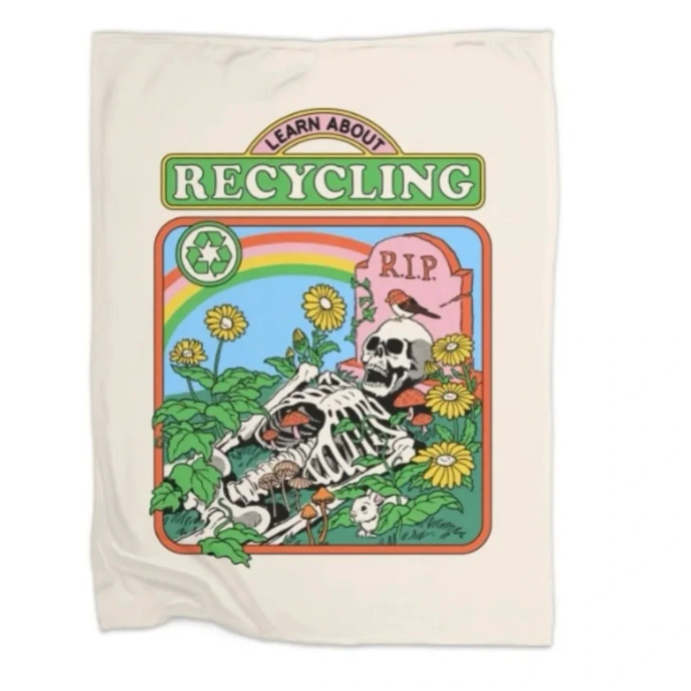Steven Rhodes cream blanket